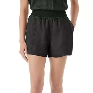 Member's Mark Black Tencel Shorts High Waist Pull On Casual Size XXL / #7122